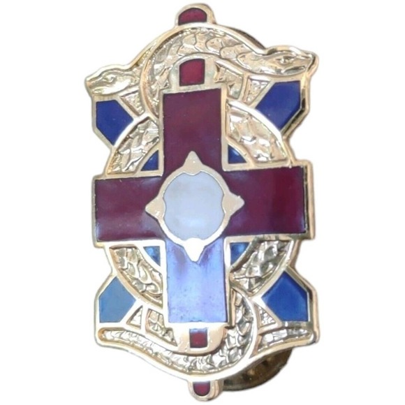 Authentic US Army 382nd Field Hospital Unit DI DUI Pin Insignia G23 - Picture 6 of 6